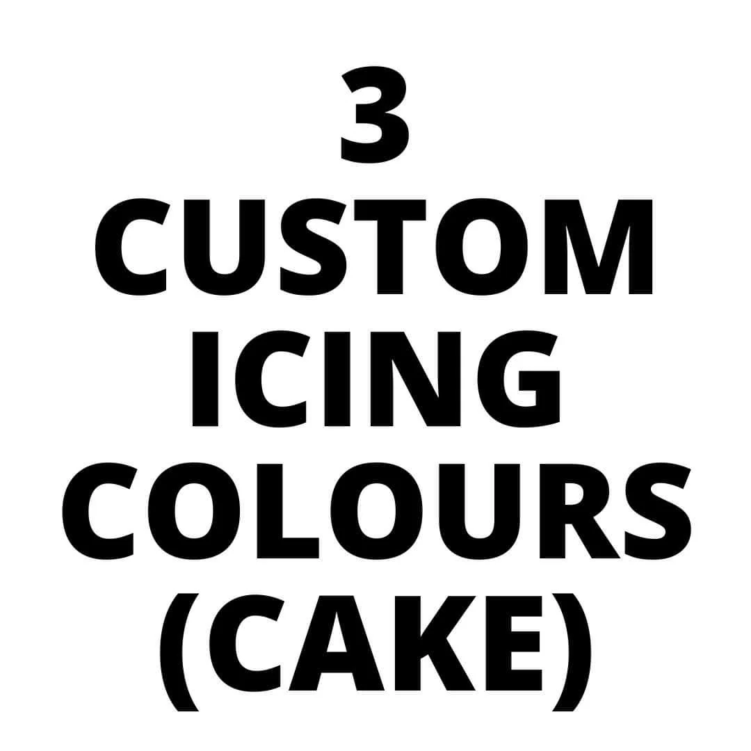 3 x Custom Icing Colours (CAKE)
