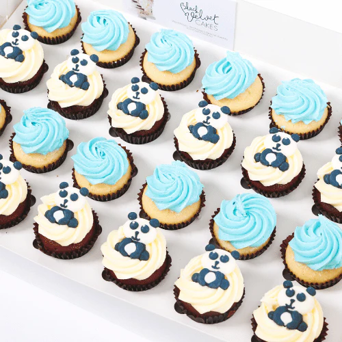 Baby Shower Panda Mini Cupcakes (24) - Image 2