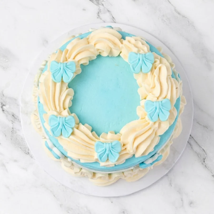 Blue Baby Vintage Cake - Image 3