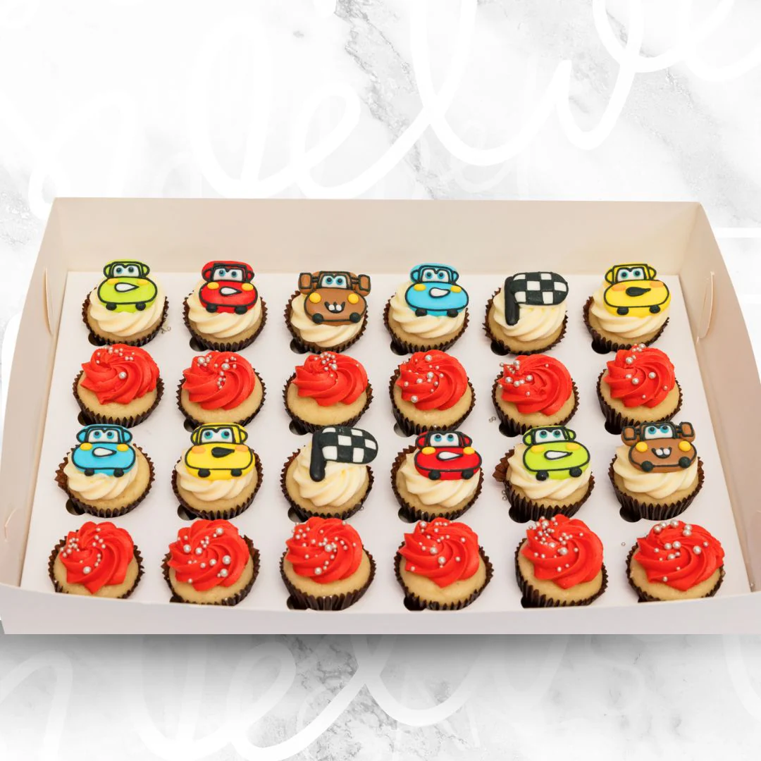 Cars Movie Mini Cupcakes (24)