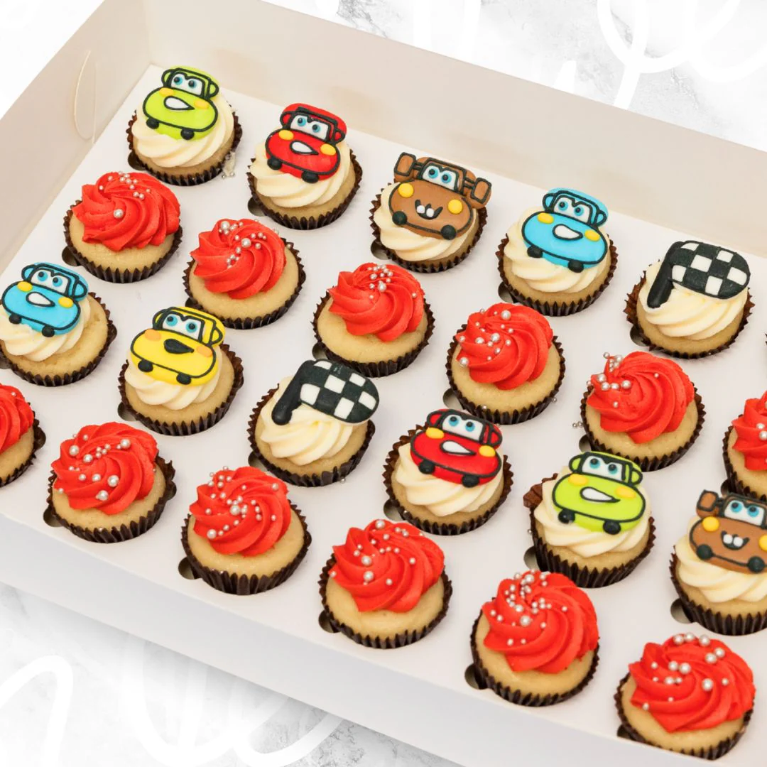 Cars Movie Mini Cupcakes (24) - Image 2