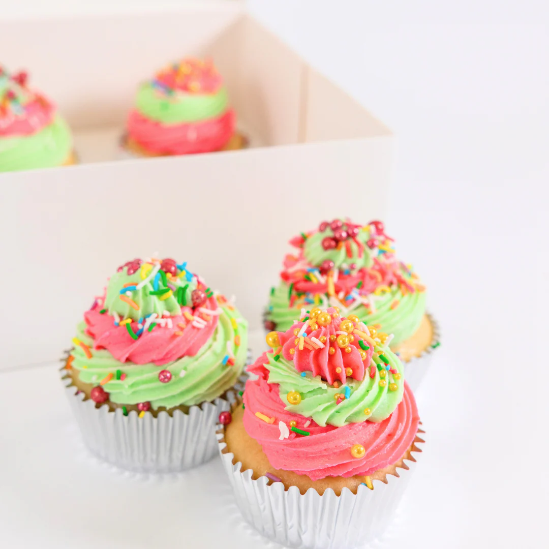 Christmas Cheer Sprinkles Cupcakes (6) - Image 3