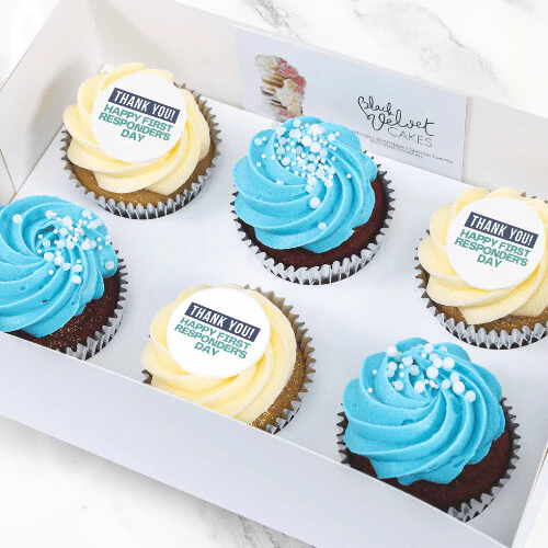 Happy First Responder's Day Cupcakes