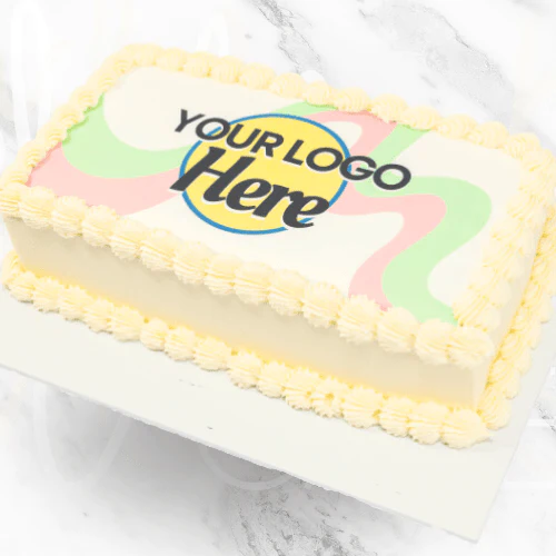 Corporate Logo Slab Cake - Image 3