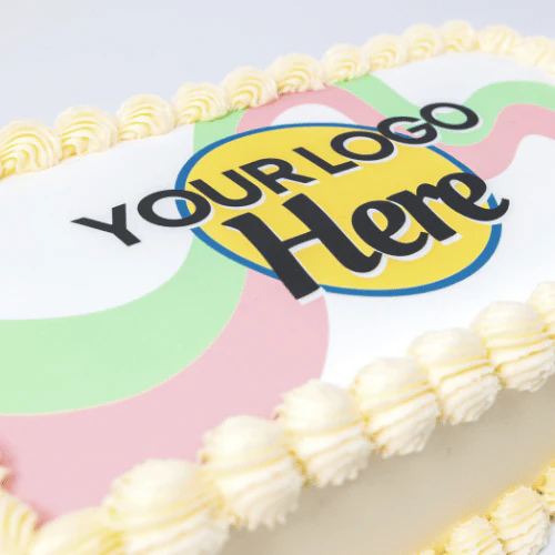 Corporate Logo Slab Cake - Image 5