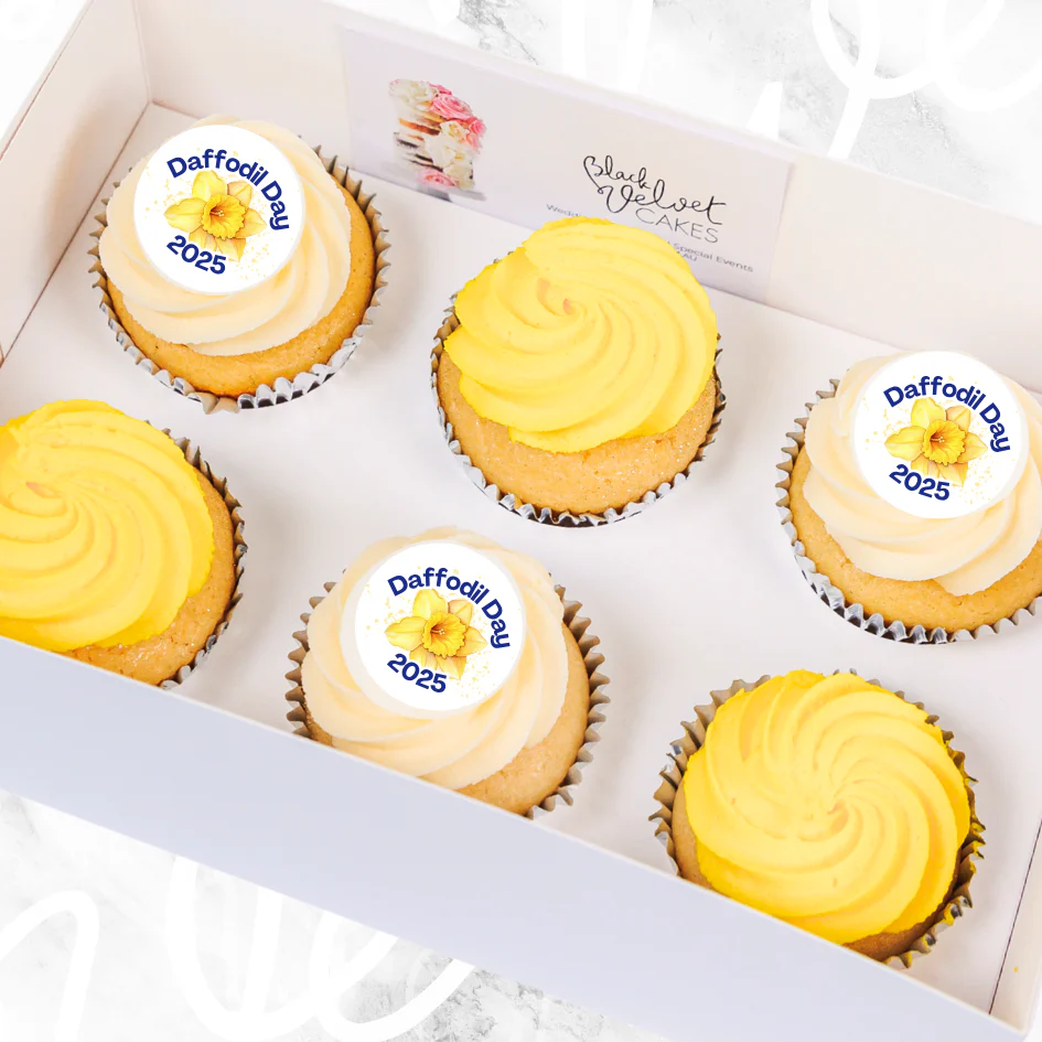 Daffodil Day Designer Cupcakes (6)