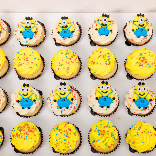 Despicable Me Minion Mini Cupcakes (24) - Image 2
