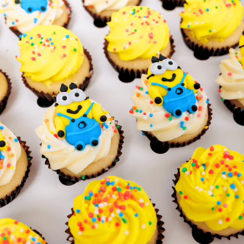 Despicable Me Minion Mini Cupcakes (24) - Image 3