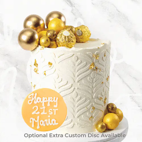 Golden Highlights Cake - Image 3