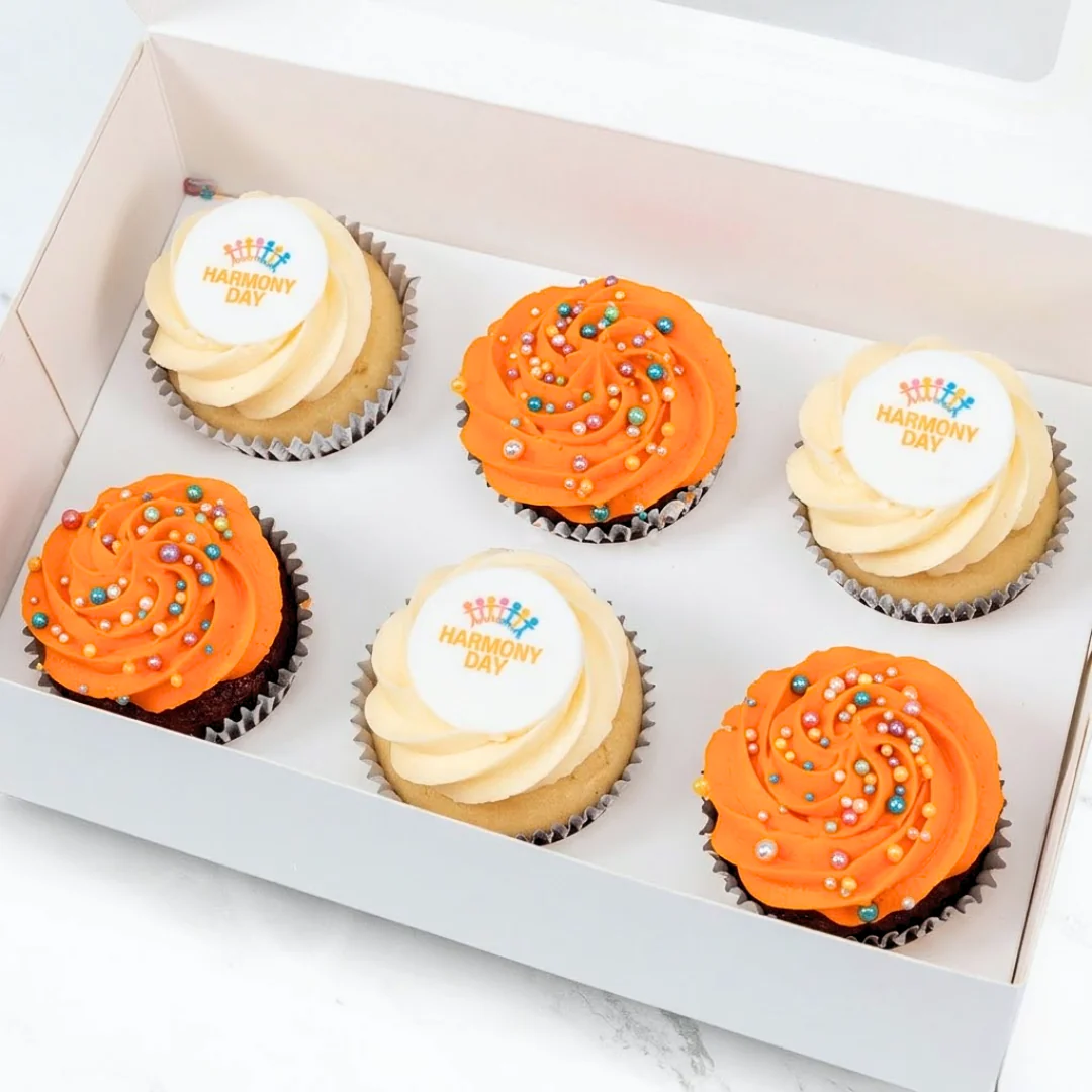 Harmony Day Logo Cupcakes (6)