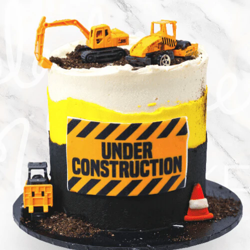 Little Builders Construction Cake