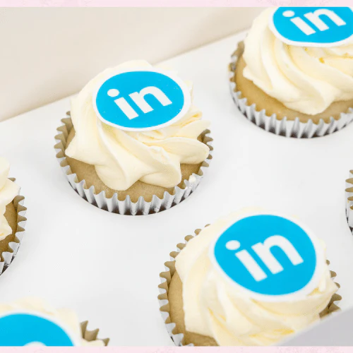 LOW GLUTEN Corporate Logo Cupcakes (12) - Image 3