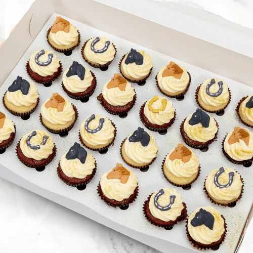 Lucky Horseshoe Mini Cupcakes (24)