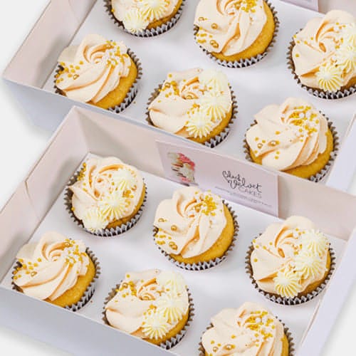 Luxe Nude Rosé Cupcakes (12)