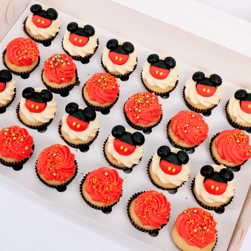 Mickey Mouse Mini Cupcakes (24) - Image 2