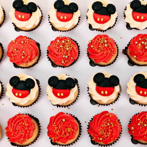 Mickey Mouse Mini Cupcakes (24) - Image 4