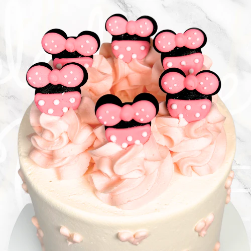 Minnie Pink Hearts Cake - Image 2
