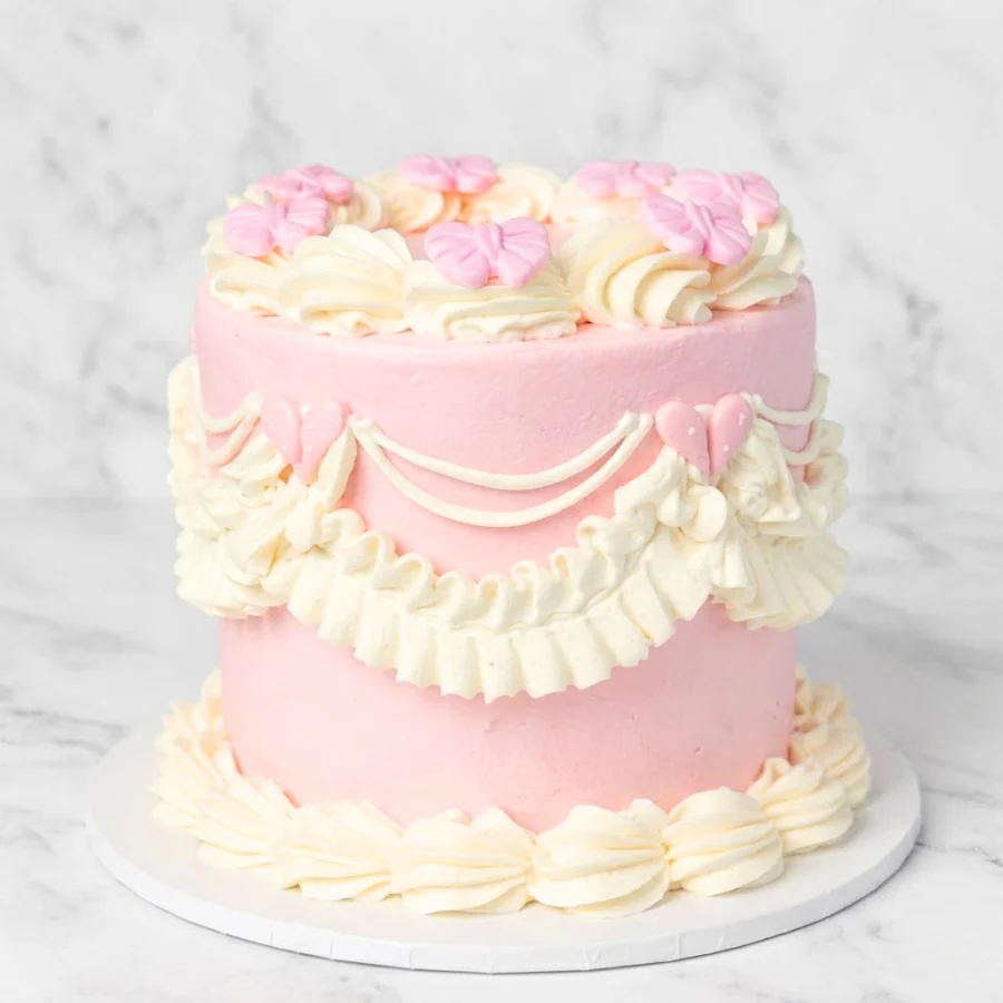 Pink Baby Vintage Cake - Image 3