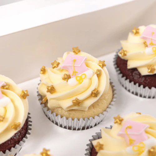 Pink Lady Graduation Gift Cupcakes (6) - Image 2