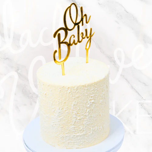 New Beginnings Gender Reveal Cake - Image 2