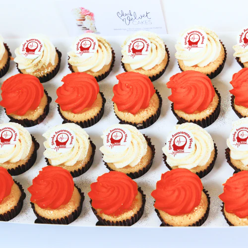 Stroke Awareness Week Mini Cupcakes (24) - Image 2