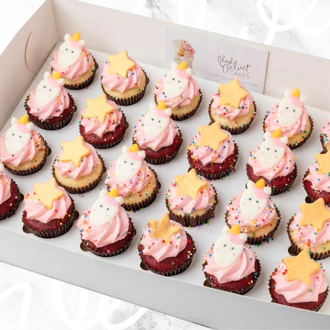 Unicorn Influencer Mini Cupcakes (24)